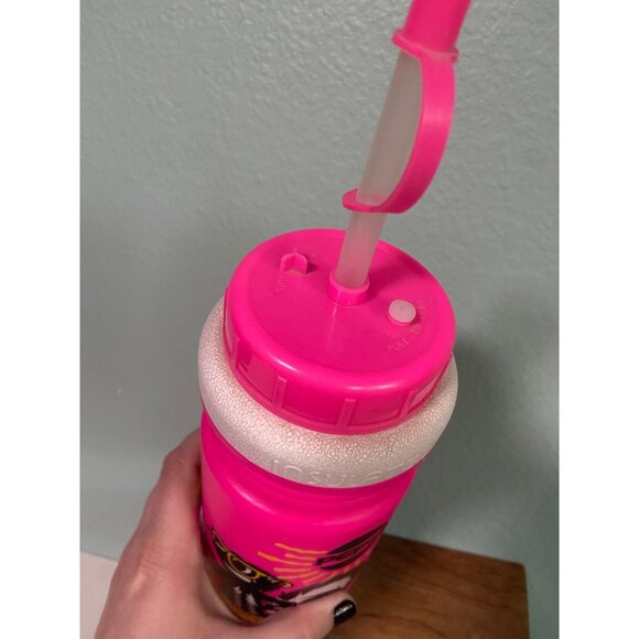 Vintage Pepsi Plastic Stinker Hot Pink Animal Tumbler with Lid and Straw‎ - Picture 6 of 12